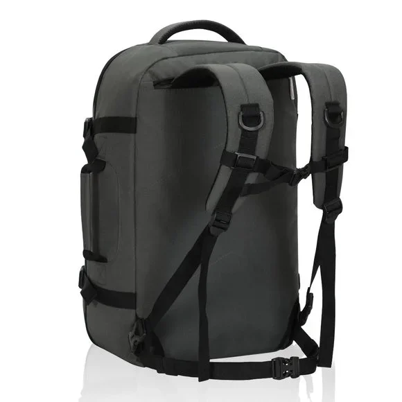 Hynes Eagle Travel Backpack 40L Flight Approved Carry on Backpack - Grey - Picture 3 of 7